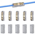 thumbnail image 1 of Kit de Tuercas de Conector de Cable de 10 Piezas de 6 AWG, Terminal de Conexión de Cableado Rápido de 80 A, Terminal de Conexión de Cableado Rápido de Empalme, 1 of 5