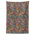 thumbnail image 3 of Ambesonne Colorful Tablecloth Rectangular Table Cover, Nautical Wave Design, 60"x84", Multicolor, 3 of 4