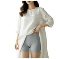 thumbnail image 2 of Xucatan 5 Pcs Women's Shorts Boxer Briefs Underwear High Waist Boyshorts Panties Soft Loose Daily Sleep Underpants, 2 of 8
