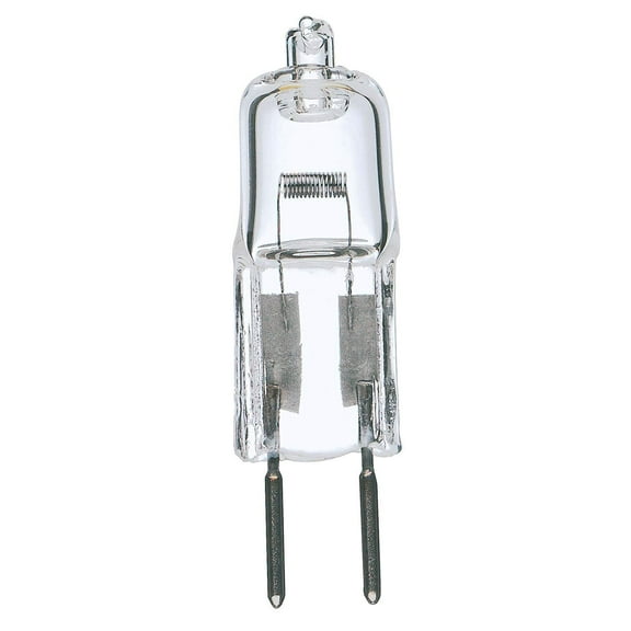 Satco S3470 1/Card 12V 50-Watt T4 GY6.35 Base Light Bulb, Clear