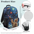 thumbnail image 7 of Yuyamidu Cute Cat Kids Backpack for Boys Girls 8-14, Planet School Backpack, Large Capacity Bookbag for Middle School Students, 7 of 7