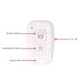thumbnail image 3 of Controlador de obturador de fotos Selfie de cámara de teléfono compatible con Bluetooth de 2,4 GHz (blanco), 3 of 4