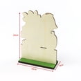 thumbnail image 2 of Decoraciones de mesa de madera para festivales de parachoques felices, decoración de mesa de espantapájaros Cushaw de hoja de arce naranja, letrero, decoraciones para fiestas de otoño, 2 of 3