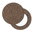 thumbnail image 2 of Vsdgher Brown Leopard Print Stool Covers Round,Stretch Round Stool Covers Washable Stool Cushion Slipcover Elastic Chair Covers for 12-14 Inch Chair, 2 of 7