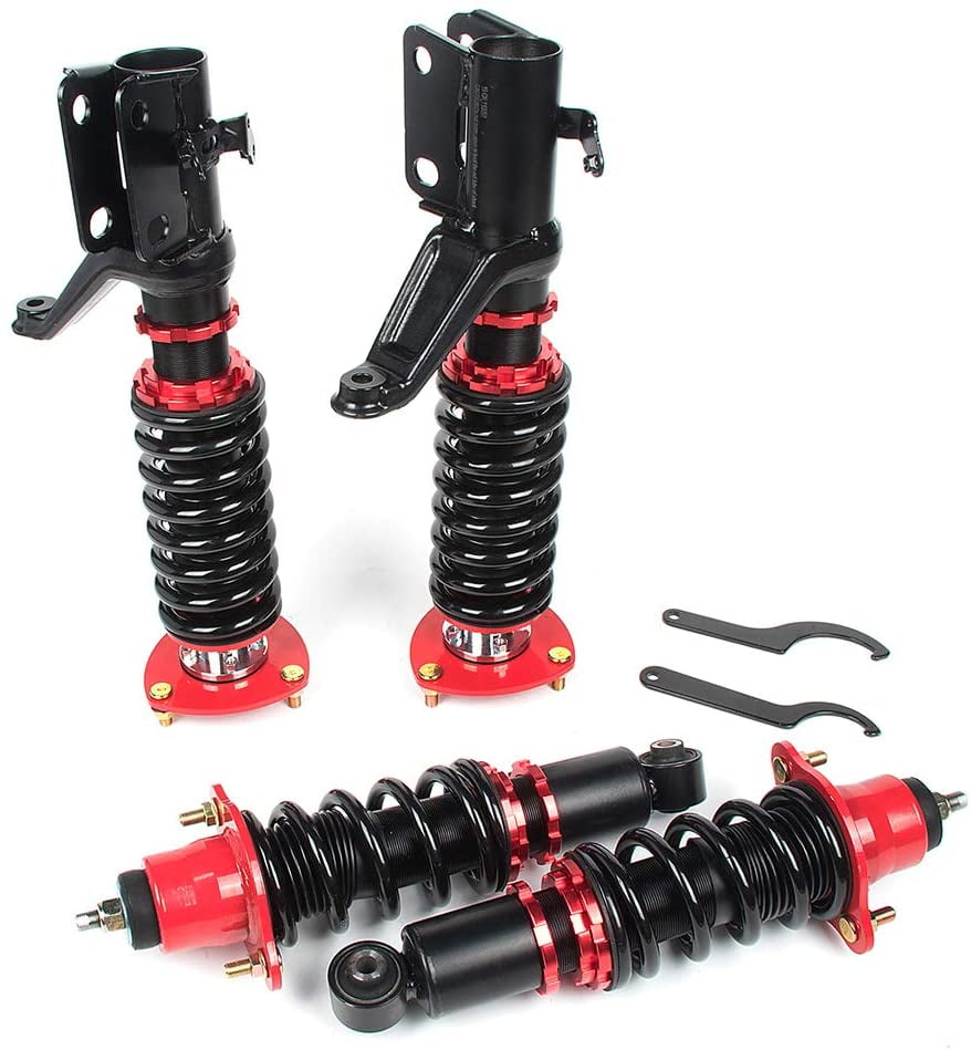 Coilover Struts Spring Shocks Assembly Adjustable Strut Shock Suspension Full Set Kits ECCPP Replacement fit for 2002-2006 Acura RSX 
