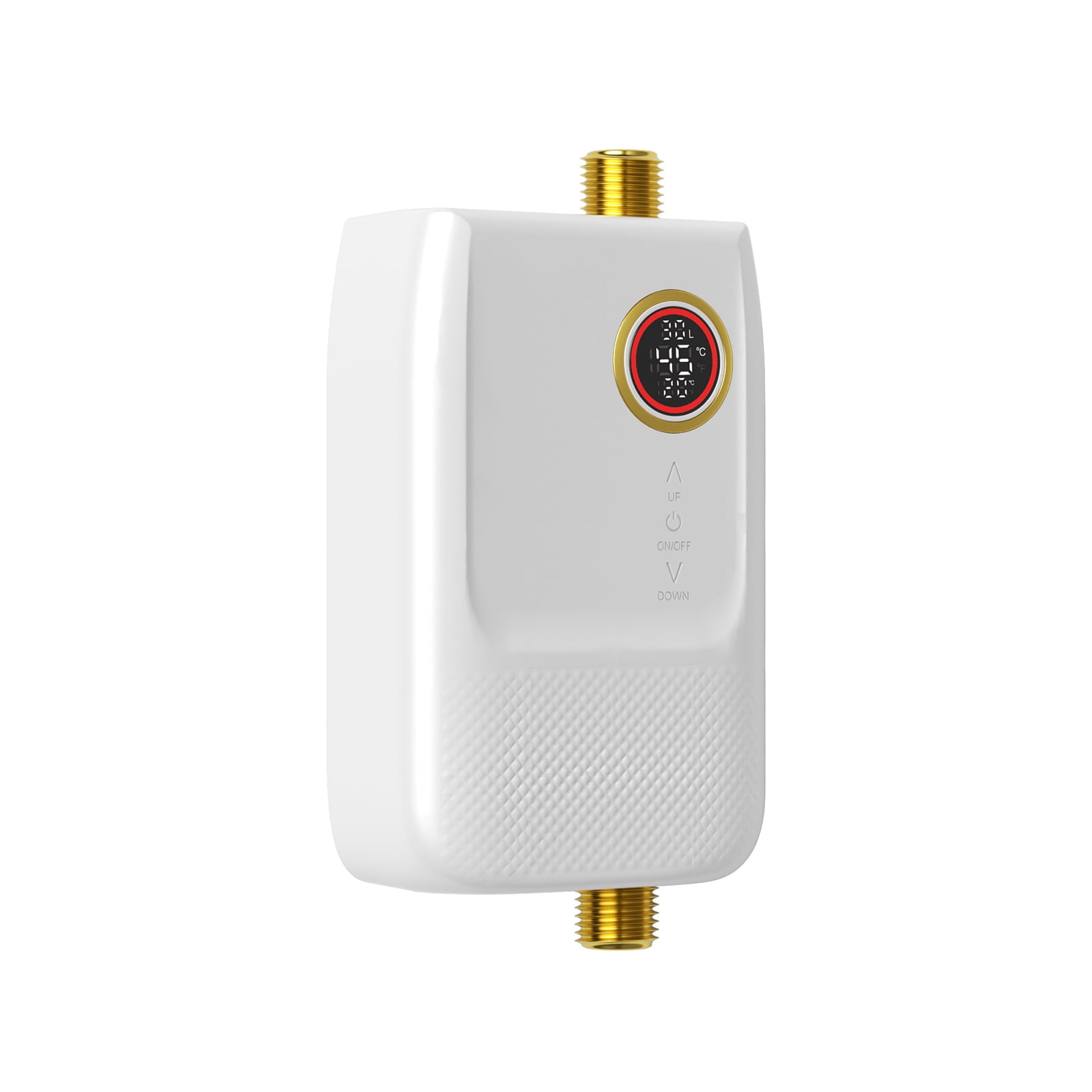 Water Heater, 3000W, Instant Hot Water, Energy-Efficient, ABS and Cast Aluminum, Remote and Touch Screen Control, Space-Saving Wall-Mountable Design