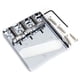 thumbnail image 1 of Puente De Metal Plateado 3 Saddle W. Accs Para Eléctricas Caster, 1 of 9