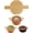 Brown - Round, variant on 110 PCS Pre-Cut Parchment Paper for Sourdough Baking, Bread Sling for Dutch Oven & Multi-Use Non-Stick Sheets, Fits 4-8QT Pots, 450°F Heat Safe