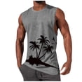 thumbnail image 1 of Hombres Casual Moda Impresión Suéter Cuello Redondo Deportes Tanque sin Mangas para Al Aire Libre Casual Diario, 1 of 5