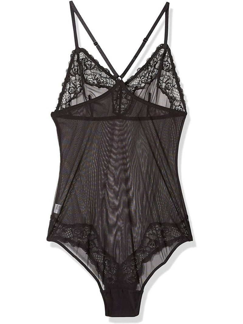 Maidenform Womens Sexy Sheer Bodysuit Purple S - Walmart.com