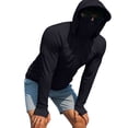 thumbnail image 7 of Lmueinov Men's UPF 50+ Full Face Sun Protection Hoodie Jacket, Quick Dry Long Sleeve Fishing Hiking Shirts with Integrated Mask, M-4XL, 7 of 7