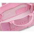 thumbnail image 4 of Marc Jacobs Womwns The Leather Medium Tote Bag Fluro Candy Pink One Size H004L01PF21-69, 4 of 8