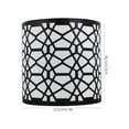 thumbnail image 2 of IFANLANDOR Black Lamp Shade Cover Iron Design 1Pcs For Bedroom Decor, 2 of 5