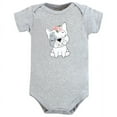 thumbnail image 3 of Hudson Baby Girl Cotton Bodysuits, Girl Whimsical Dog, 18-24 Months, 3 of 5