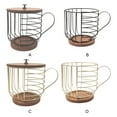 thumbnail image 3 of Thinsony ForCapsule Baskets Versatile And Convenient Coffee Holder For Sachet Storage Organizing Organized black uncovered, 3 of 6
