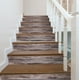 thumbnail image 5 of Calcomanías autoadhesivas para escaleras, 14 piezas de calcomanías de vinilo para decoración de escalones, madera, 5 of 5