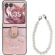 thumbnail image 1 of wonima11 for Motorola Razr 2025/2024 Case, Cute Razr 2025/2024 Phone Case with Bling Ring & Chain for Women Girls, Luxury PU Leather Protective Flip Case for Motorola Moto Razr 2025/2024 Case (Pink), 1 of 1