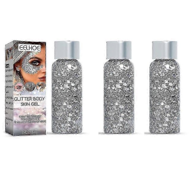 Juego de gel con lentejuelas shaofei maquillaje escamas de pez purpurina sombras de ojos