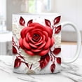 thumbnail image 4 of Descuento Relámpago, Taza de café con marca de rosa roja para el día de San Valentín, regalo para parejas Akmoler, 4 of 9