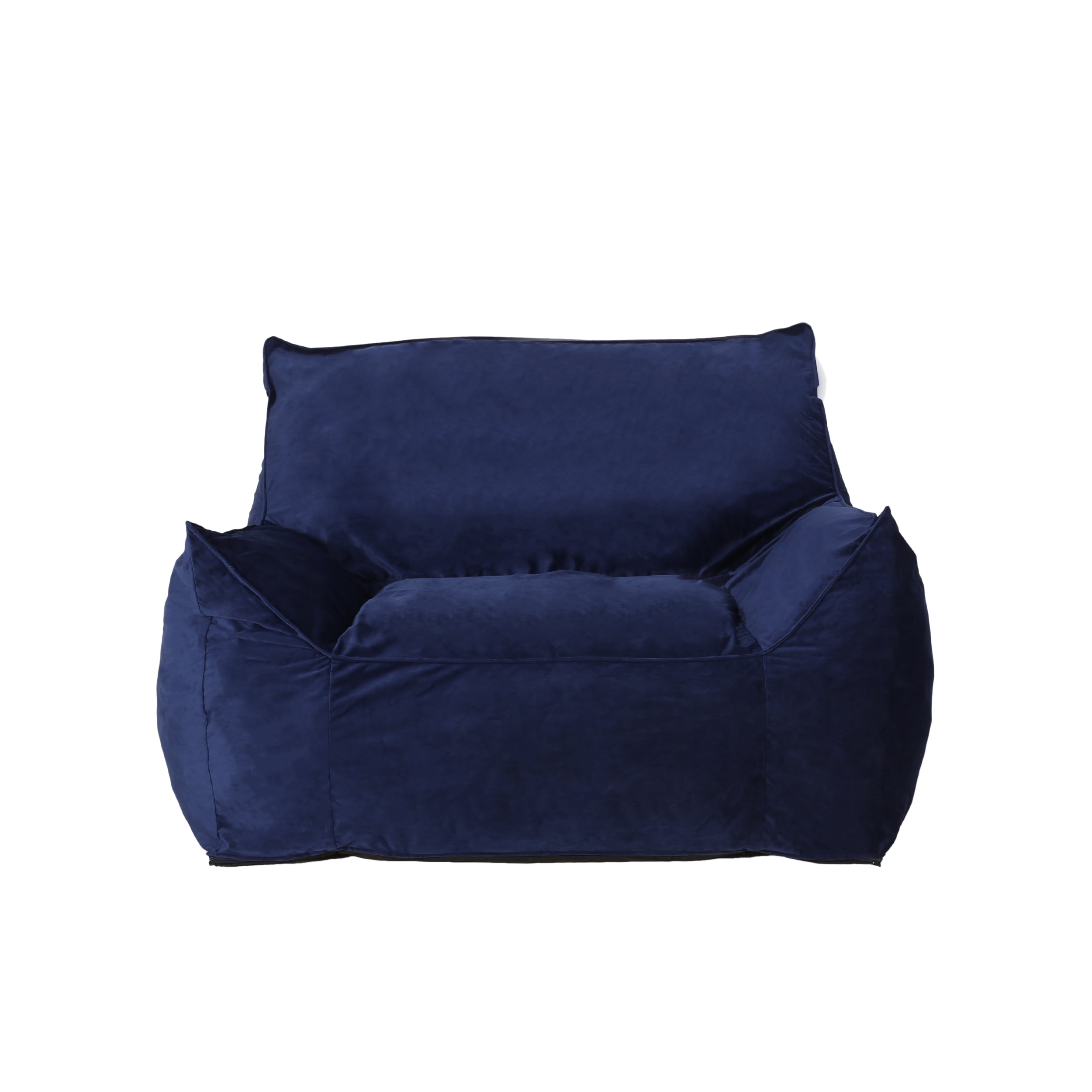 Aukfa Bean Bag Chair, Lazy Floor Sofa Couch for Adults Kids, Accent Sofa Chair for Gaming Reading Relaxing, Blue