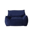 thumbnail image 3 of Aukfa Bean Bag Chair, Lazy Floor Sofa Couch for Adults Kids, Accent Sofa Chair for Gaming Reading Relaxing, Blue, 3 of 7