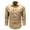 Khaki, variant on Men Shirts Long Sleeve Solid Color Coat Pocket Shirt Autumn Male Leisure Retro Western Style Hoodless Casual Wear Men's Oversized Tee Summer Tops Streetwear