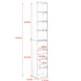 thumbnail image 3 of Specially Treated Surface, 8-Tier Bookcase - Great for Book Storage, 3 of 7