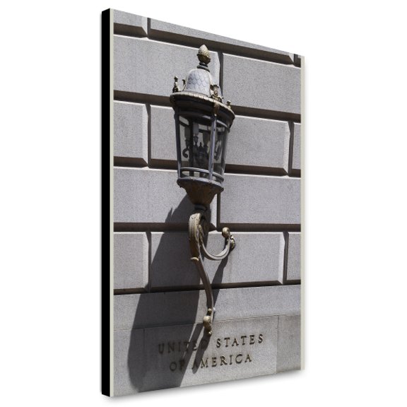 Canvas Print: Exterior Lamp Detail, Federal Building, San Francisco, California