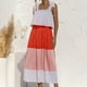 thumbnail image 2 of Vestido a juego de color sin mangas de playa informal de verano para mujer Fridja  hjkh4784, 2 of 9