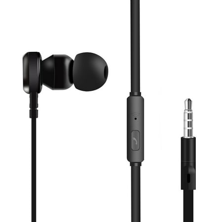 PTM P5 Wired In-ear Earphones Stereo Gaming Headset Headphones with In-line Control & Microphone for PSP iPhone iPad Android Smartphones Tablet PC (Best Android Gaming Console)