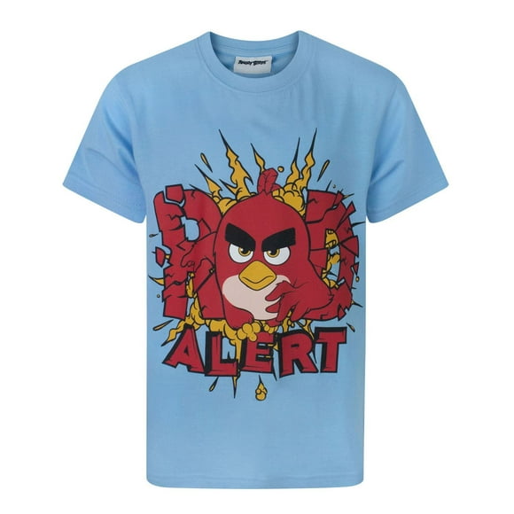 Angry Birds Boys Blue Short Sleeved T-Shirt