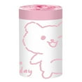thumbnail image 1 of Ynlkorvg Rubbish Bags Small Trash Bags Drawstring ，small Bathroom Garbage Bags， 120 Counts Trash Can Liners For Bathroom Kitchen ，White Rabbit Print 4 Gallon Small Trash Can Liners, 1 of 3