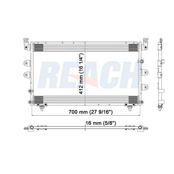 REACH 31-3042 Condenser for a Sequoia 01-06 Condenser Replacement