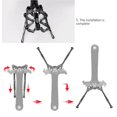 thumbnail image 2 of Sonducket Pedal Soporte de manivela Bicicleta Ajustable Aleación de aluminio Negro Fácil instalación Compacto Ligero Práctico Conveniente Ciclismo, 2 of 6