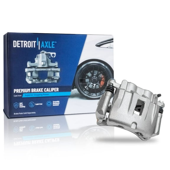 Detroit Axle - Front Passenger Side Disc Brake Caliper w/Bracket Replacement for 1999-2004 Jeep Grand Cherokee