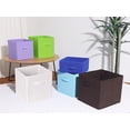 thumbnail image 6 of Unique Bargains Fabric Storage Cube Storage Bin White 15*13*13in, 6 of 6