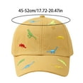 thumbnail image 3 of VNKIDY Kids Hats Spring Autumn Children Baseball Cap Colorful Dinosaur Embroidery Adjustable Hat For Boys Girls Casual Daily Wear Cute Headwear, 3 of 7