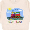thumbnail image 3 of Inktastic I Love Trains Toddler Sweatshirt, 3 of 4