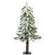 thumbnail image 1 of Árbol de Navidad Alpino Nevado Vickerman de 90 cm con Tronco de Madera Real, 1 of 4