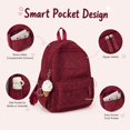 thumbnail image 4 of Sunyuer Women Soft Leopard Print Backpack, Large Capacity Lightweight Backpack, Fashion Casual Travel Daypack, Multi Pockets Water Resistant Laptop Backpack, 4 of 9