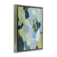 thumbnail image 4 of Stupell Industries Layered Green Brush Strokes Abstract Painting Brown Floater Framed Canvas Art Print Wall Art, 17 x 21, 4 of 10