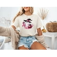 thumbnail image 4 of Moonlight Apparel Halloween Pink Ribbon Ghost T-Shirt for Women Breast Cancer Awareness Witch Hat Pumpkin Tee Cute October Spooky Season Support Shirt Fall Graphic Top for Casual Holiday Style, 4 of 6