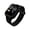 Black, variant on Square Large Screen Silicone Strap Digital Watch, Electronic Wristwatch with Time Year Display, Casual Sport Wrist Watch for Teens - White