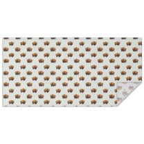 White Buffalo Pattern Rectangle Tablecloth 60"x120",Waterproof Polyester Rectangle Table Cloth, Wipeable Spillproof Polyester Tablecloth for Dining, Camping, Indoor and Outdoor