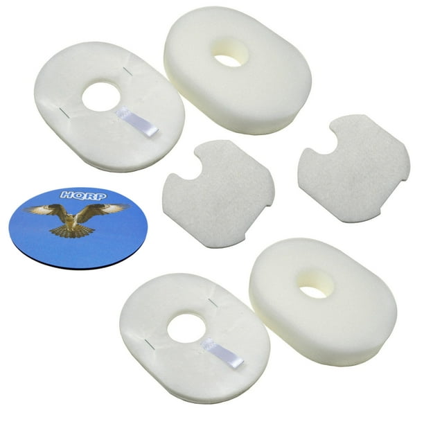 HQRP 2pack Foam & Felt Filter Kit for Shark Rocket HV302, HV305, HV310