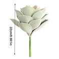 thumbnail image 2 of Flor suculenta artificial Oficina en casa Decoración de plantas suculentas falsas Decoración floral de EVA, grande, verde rosa Vogacara HA6992-04B, 2 of 6