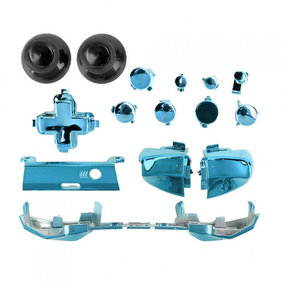 Kits de Boutons Mod, Boutons de Remplacement Électroplaqués pour Manette de Jeu Pièces de Réparation Boutons de Manette Fonctionnalité Intelligente