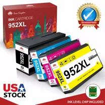 4 pack 952XL Ink for Officejet Pro 7740 8210 8216 8218 8710 8714 8715 8716