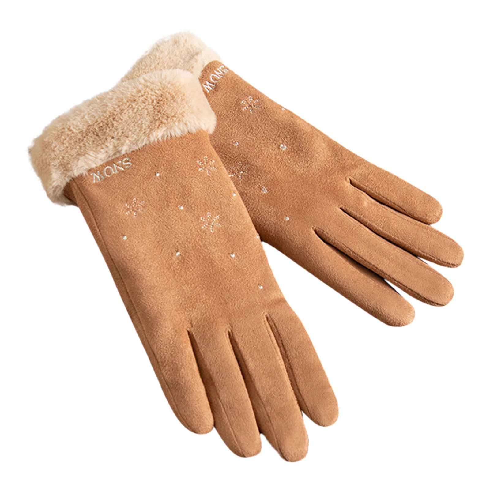 WEAIXIMIUNG Chapeaux d'Hiver pour Femmes Gants Chauds Mode Dames