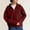 #Wine, variant on DPTALR Women's Fashion Casual Solid Color Long Sleeve Sweater Jacket,Gray,Size S